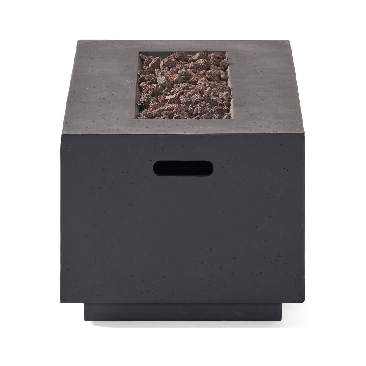 Premium Outdoor Contemporary 40K BTU Rectangular Propane Gas Fire Pit Table (SAK96153)