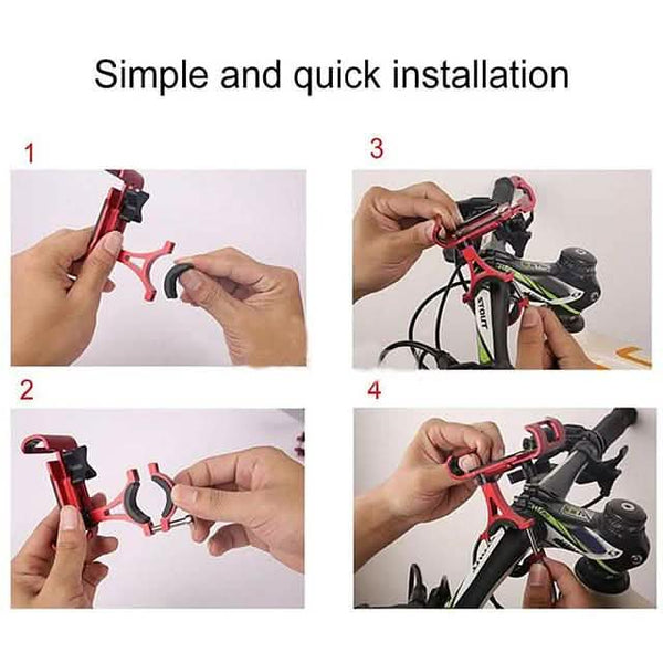Aluminum Alloy Motorcycle Mobile Phone Holder