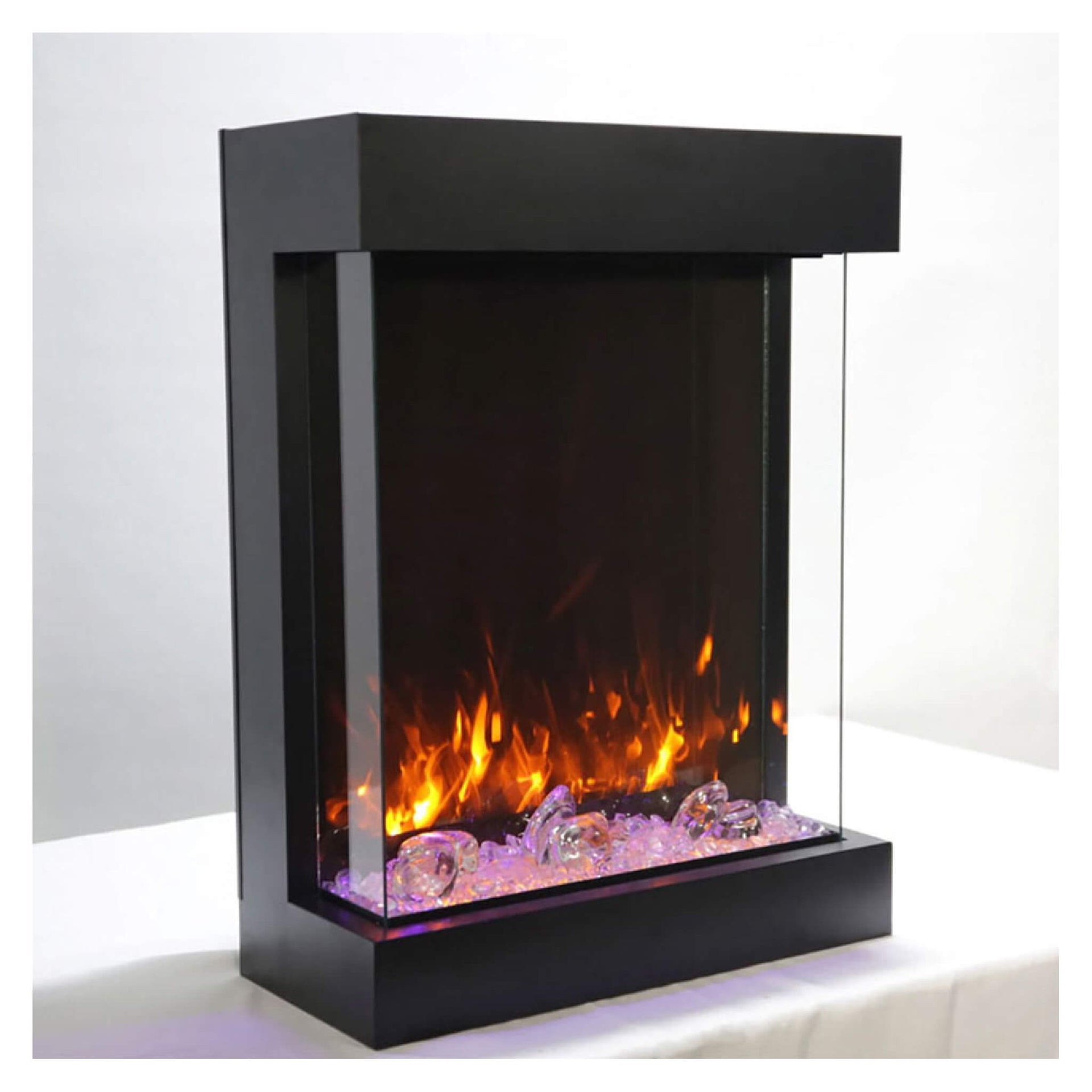 Amantii Cube 2025WM Freestanding Electric Fireplace [CUBE-2025WM] (SAK16508)
