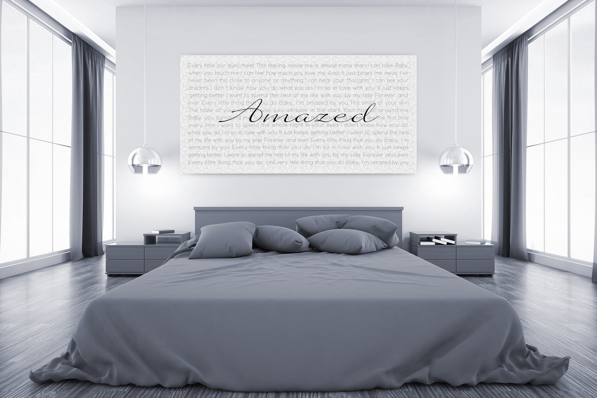 Lyric Canvas Art