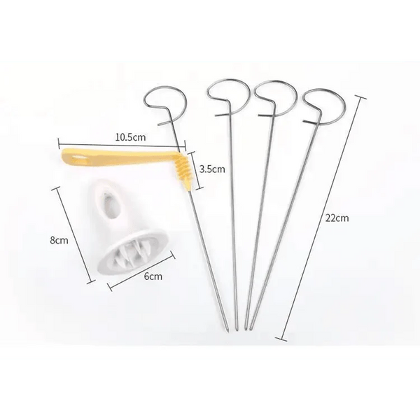 Amazing 2PC Potato Spiral Cutter Cucumber Slicer Kitchen Accessories Vegetable Spiralizer Spiral Potato Cutter Slicer Kitchen Gadgets