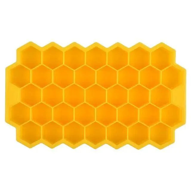 Amazing Honeycomb Ice Cube Trays Reusable Silicone Ice cube Mold Free Ice maker with Removable Lids