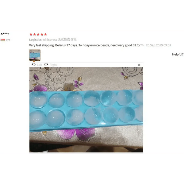 Amazing Plastic Molds Ice Tray 14 Grid 3D Round Ice Molds Home Bar Party Use Round Ball Ice Cube Makers Kitchen Ice Cream Moulds