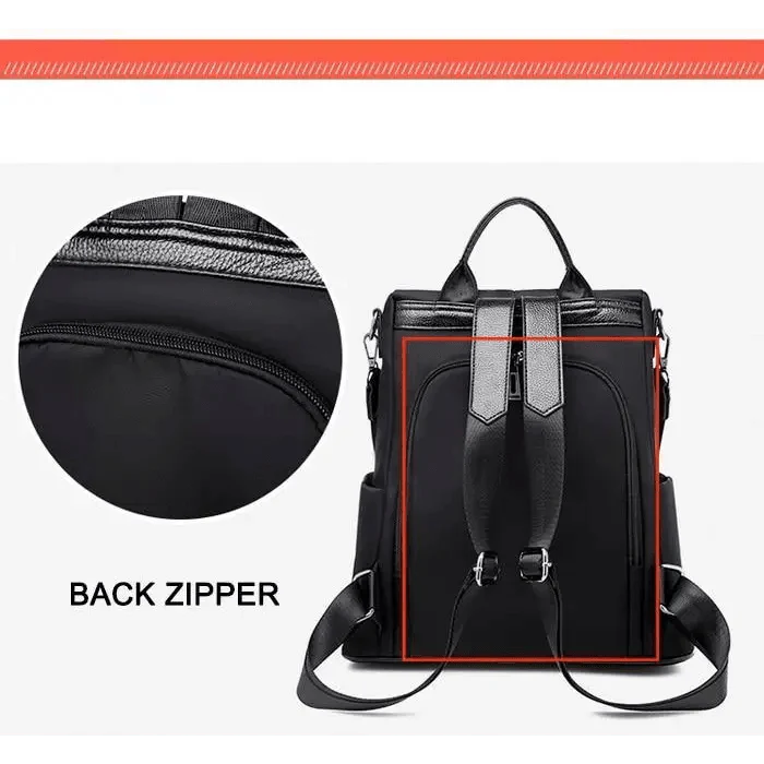 Amaznig Anti-theft Backpack In Waterproof Fabric Large Shoulder Bag With Large Capacity For Women And Men