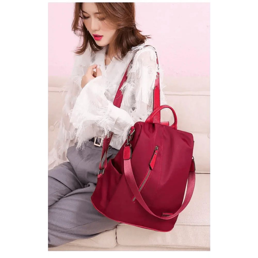 Amaznig Anti-theft Backpack In Waterproof Fabric Large Shoulder Bag With Large Capacity For Women And Men