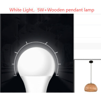Woven Bamboo Chandelier 30cm Restaurant Style