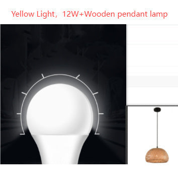 Woven Bamboo Chandelier 30cm Restaurant Style