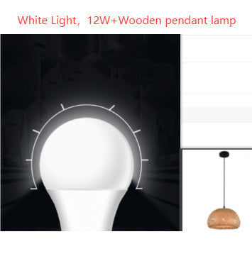 Woven Bamboo Chandelier 30cm Restaurant Style