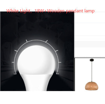 Woven Bamboo Chandelier 30cm Restaurant Style