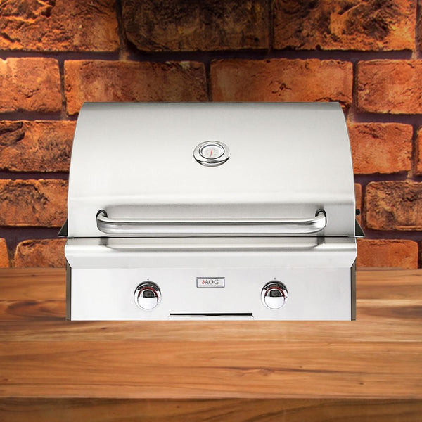 American Outdoor Grill 24NBL-00SP L-Series 2-Burner Built-In Natural Gas Grill, 24