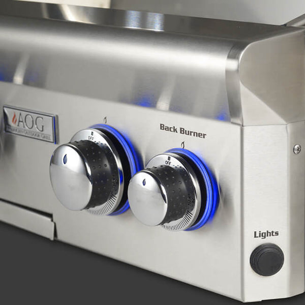 American Outdoor Grill 30NBL L-Series 3-Burner Built-In Natural Gas Grill W/ Rotisserie Kit, 30