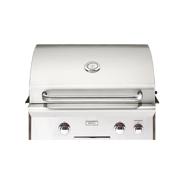 American Outdoor Grill 24NBT T-Series 2-Burner Built-In Natural Gas Grill W/ Rotisserie Kit, 24