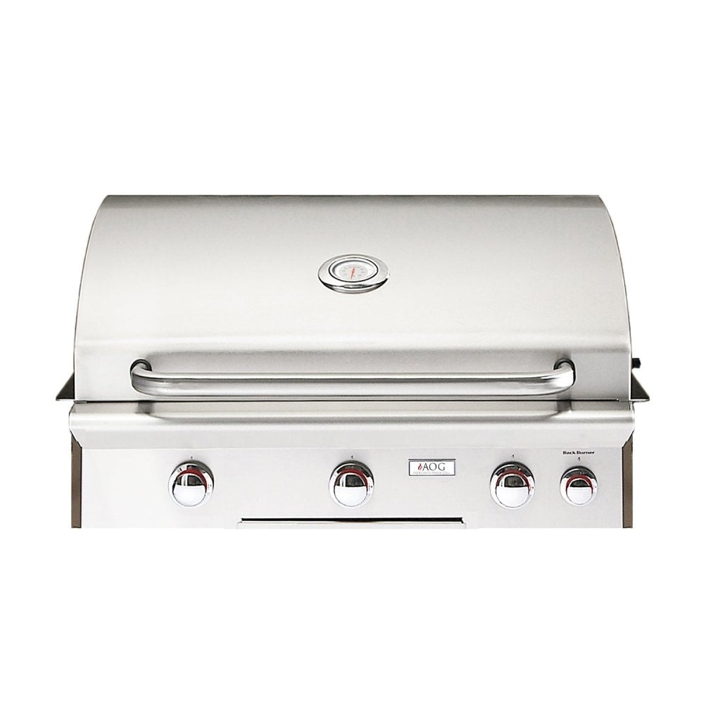 American Outdoor Grill 30NBL L-Series 3-Burner Built-In Natural Gas Grill W/ Rotisserie Kit, 30