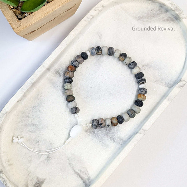 American Picasso Tasbih Bracelet | Men's Prayer Beads - 33 Disc Beads, 8mm