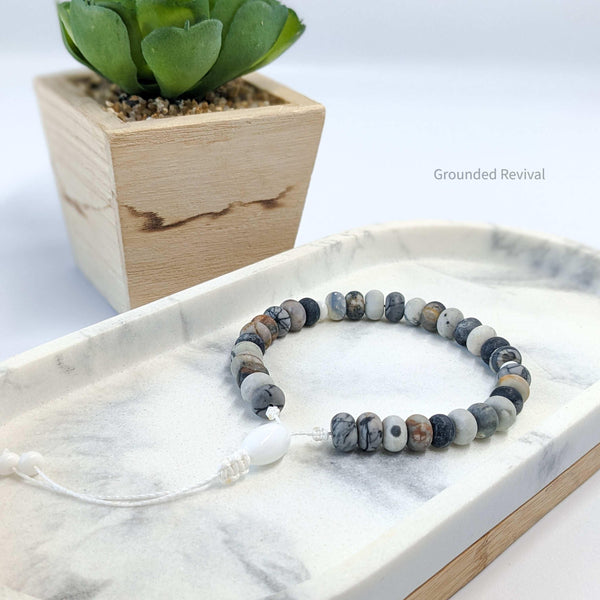 American Picasso Tasbih Bracelet | Men's Prayer Beads - 33 Disc Beads, 8mm