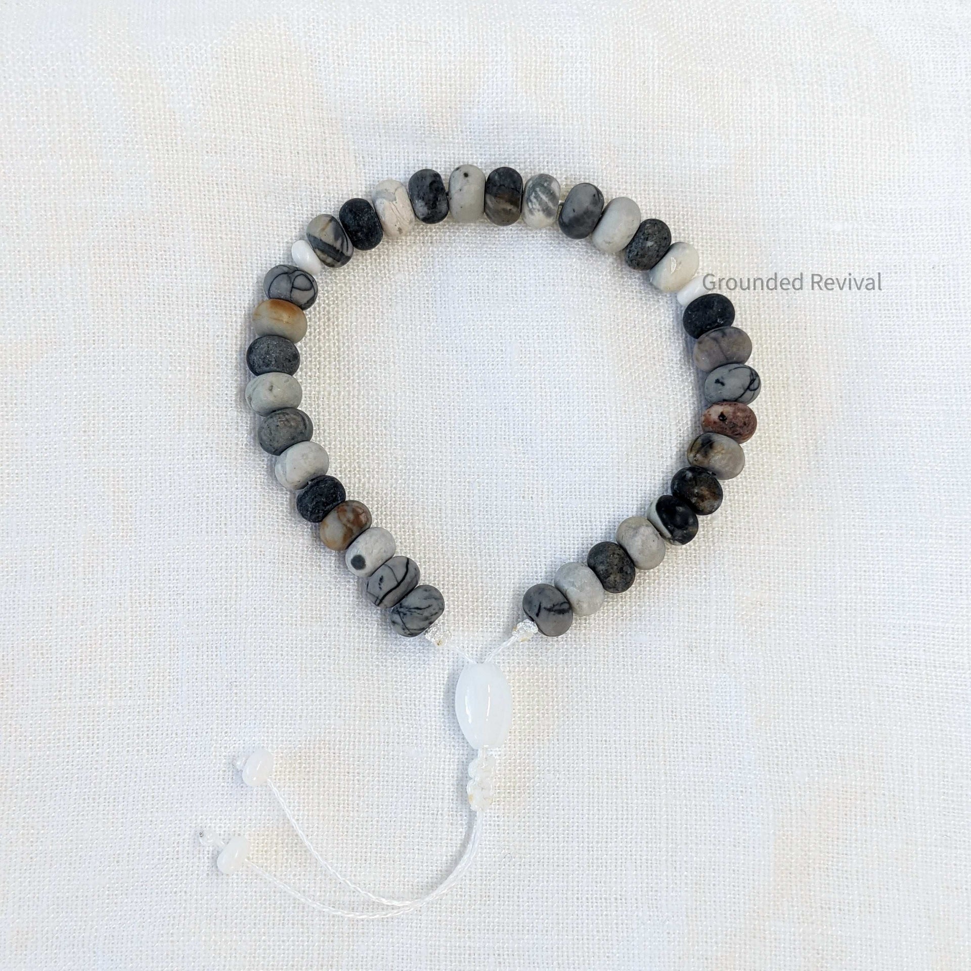 American Picasso Tasbih Bracelet | Men's Prayer Beads - 33 Disc Beads, 8mm