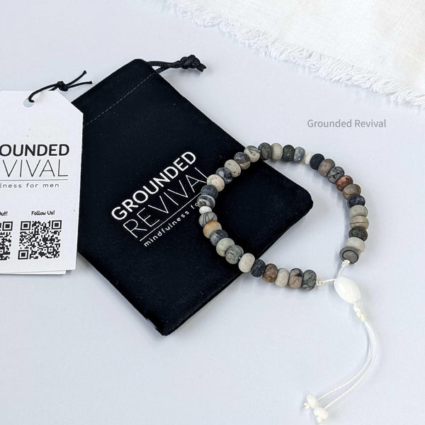 American Picasso Tasbih Bracelet | Men's Prayer Beads - 33 Disc Beads, 8mm