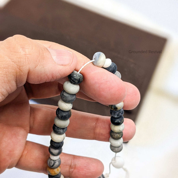 American Picasso Tasbih Bracelet | Men's Prayer Beads - 33 Disc Beads, 8mm