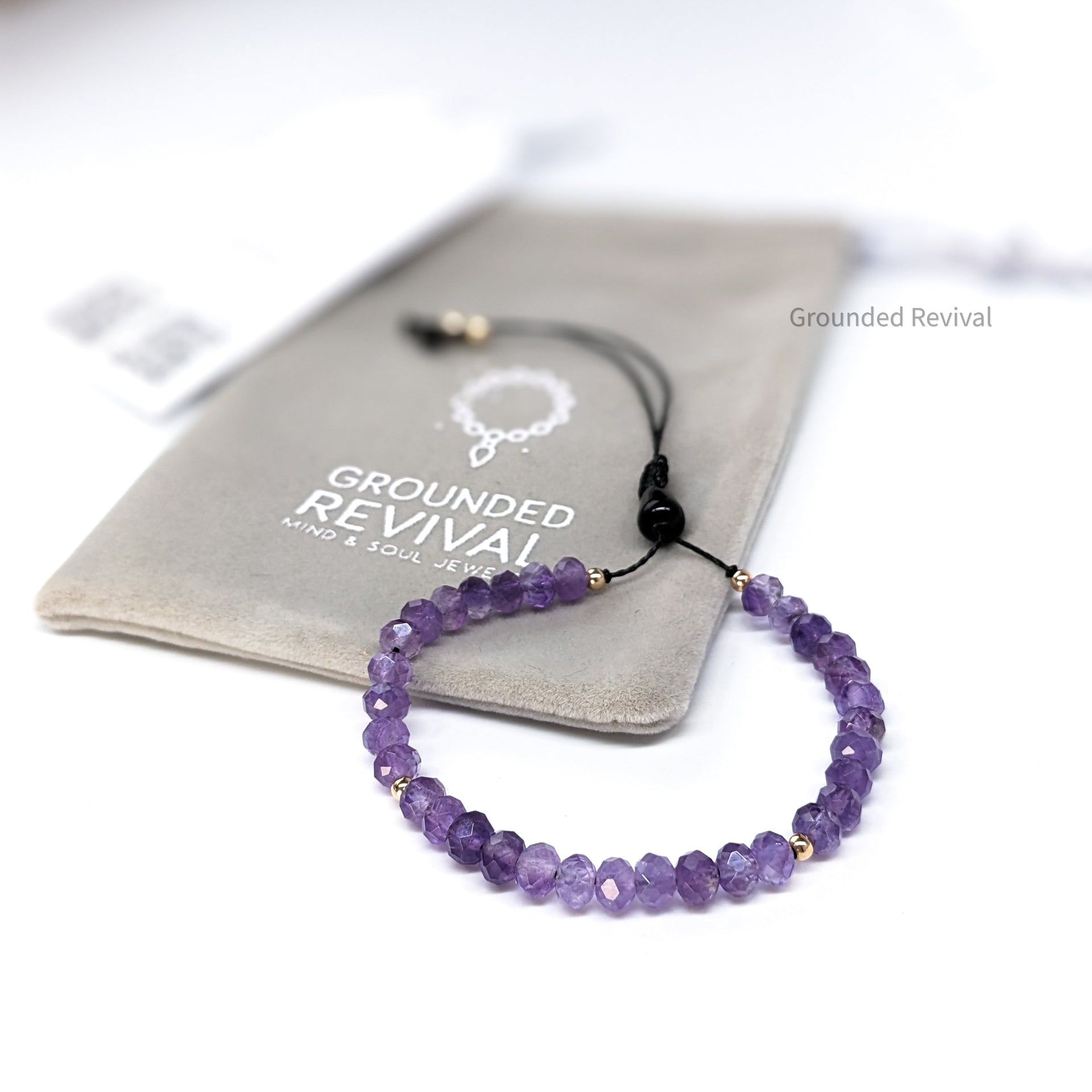 Amethyst Tasbih Bracelet | Women's Prayer Beads - 33 Disc Beads, 6mm