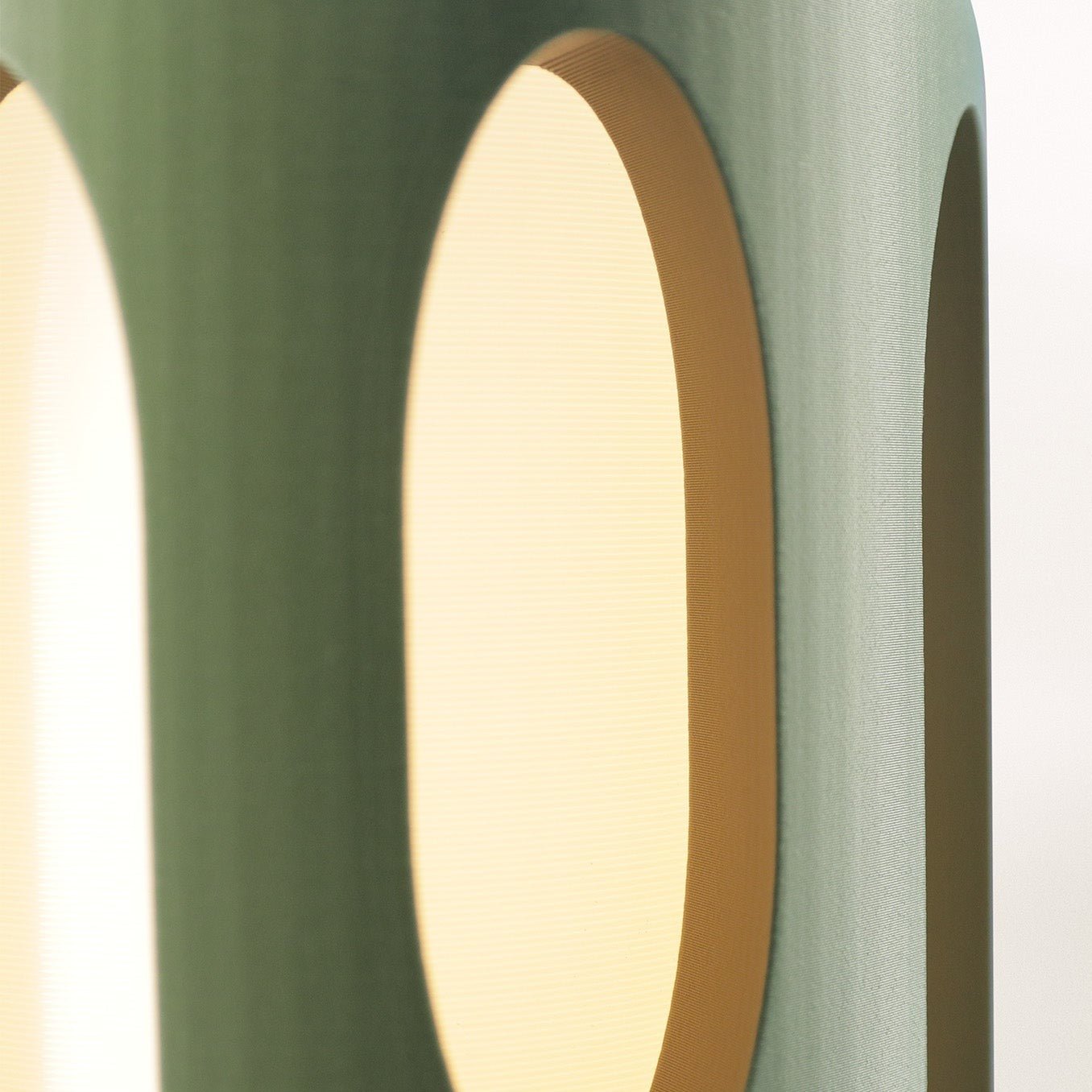 Amoeba Table Lamp - Olive Terra Labs