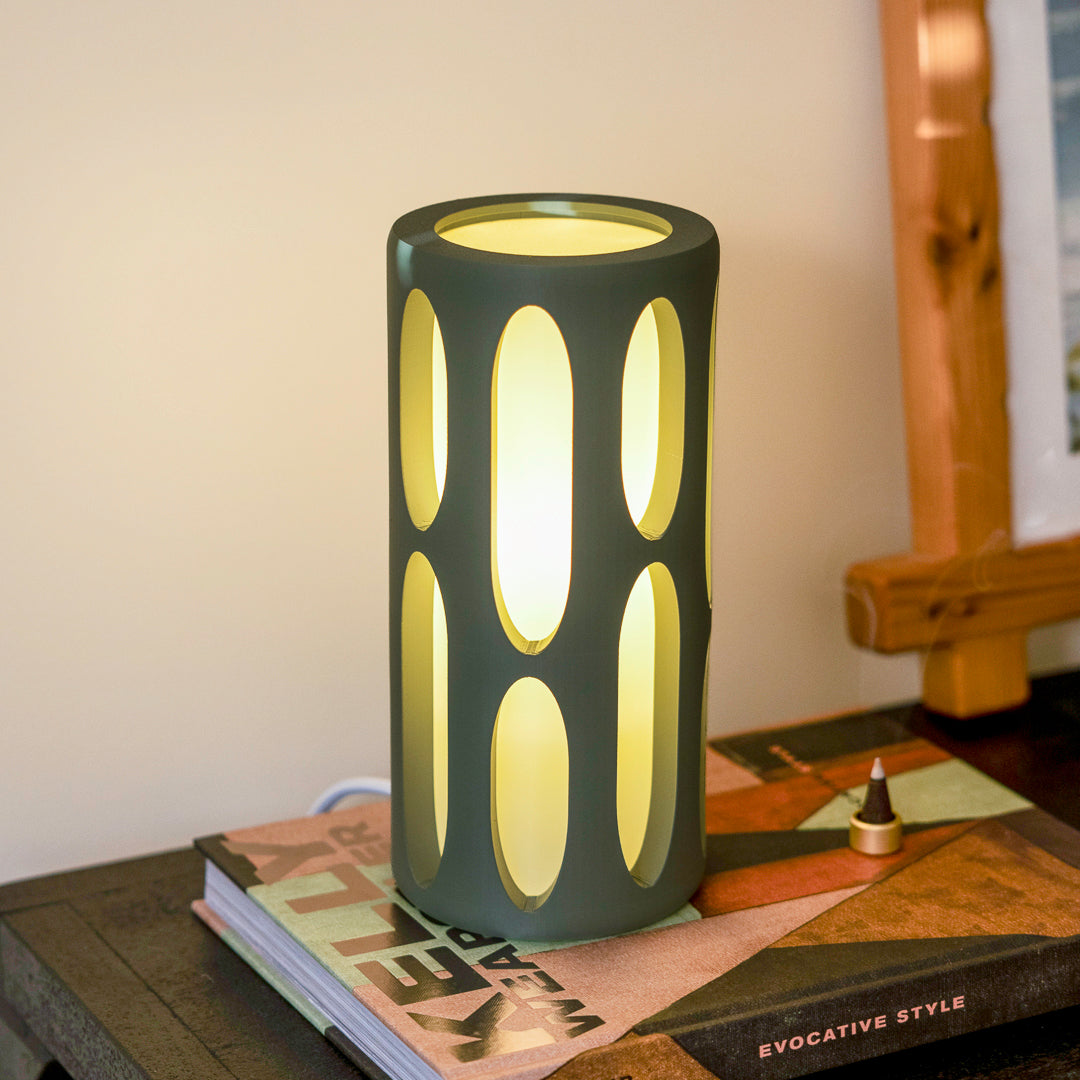Amoeba Table Lamp - Olive Terra Labs