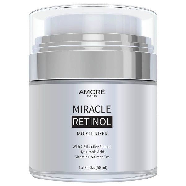AMORÉ PARIS Retinol 2.5% High Potency Anti-Aging Moisturizer - 1.7 Fl. Oz.