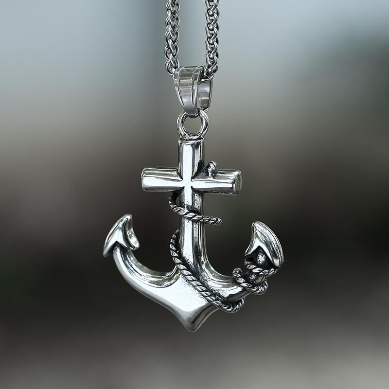Anchor Stainless Steel Marine Pendant