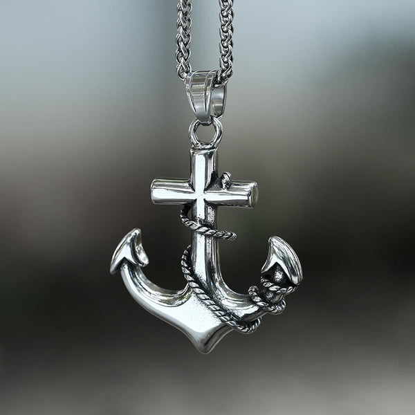 Anchor Stainless Steel Marine Pendant