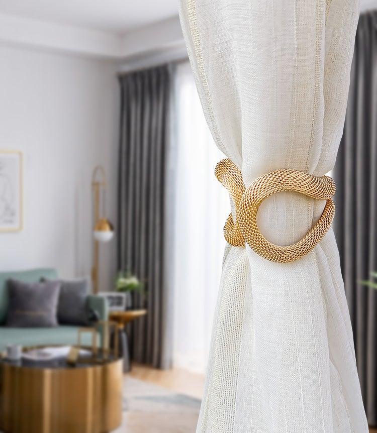 Angel's Wing Curtain Strap Modern Simple Curtain Clip Without Punching And Installation Of Metal Decorative Curtain Buckle Curtain Tiebacks Clips For Window Drapes Holdbacks Decorative Sheer Curtain Tiebacks For Girl' Room