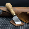 Angled Leather Skiving Knife, 3 cm (1.18 inches) - Without Sheath