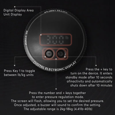Adjustable Digital Tamper with Display