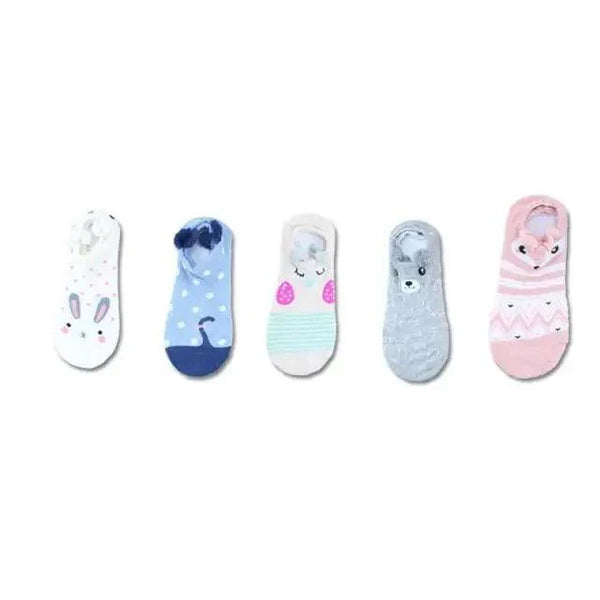 Animal Cotton Socks Female Cat With Dog Summer Short Sock Slippers Women Casual Soft Funny Boat Socks Women Winter Fuzzy Warm Slipper Floor Socks Cute Cartoon Animal Embroidery Coral Foot let Sock Sleeping Warmer