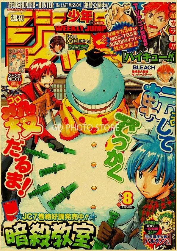 Vintage Anime Poster Set