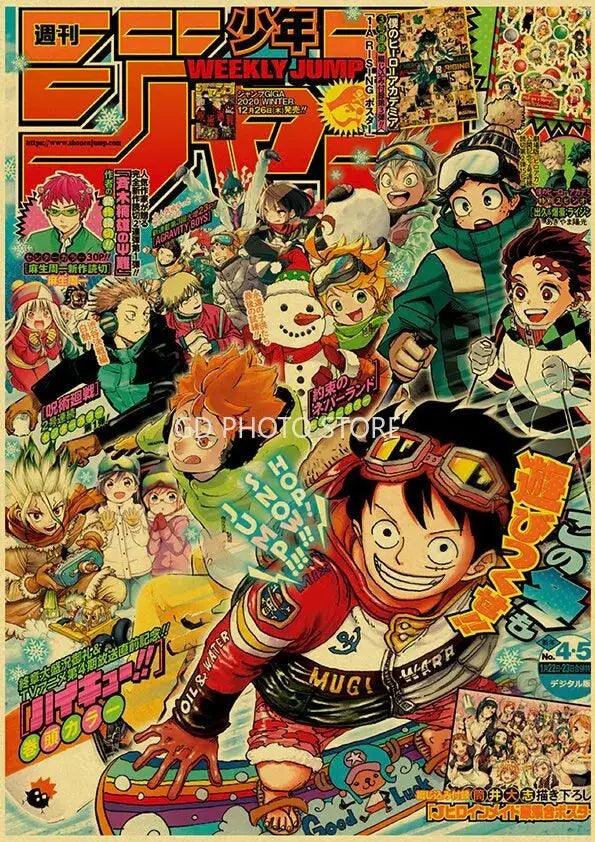 Vintage Anime Poster Set