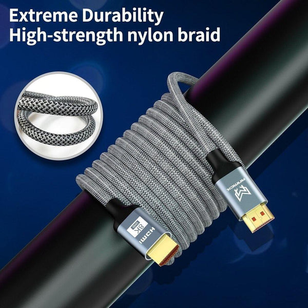 4K HDMI Cable HDMI 2.0 Ultra HD Audio Wire HDMI Splitter Digital Cord High Speed 18Gbps HDMI 2.0 Cable 4K HDR 2160P For TV  Projector Laptops Gaming