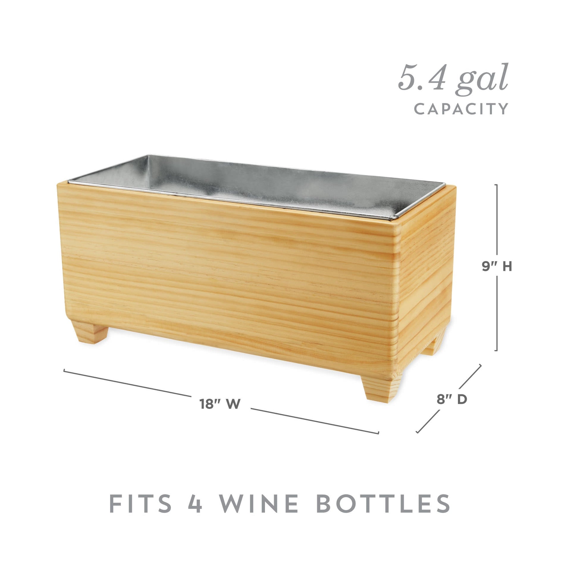 Wooden Beverage Tub