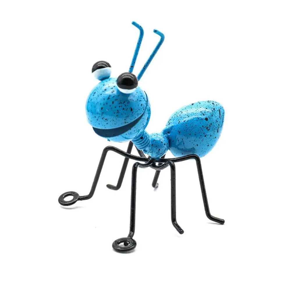 Metal Ants Garden Decoration, Fence Lawn Bedroom Living Room Hanging Wall Decoration, 3D Sculpture Ants Art Decoration Ornament