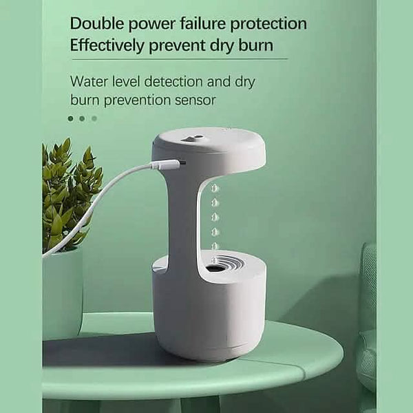 Anti-Gravity Water Droplet Humidifier