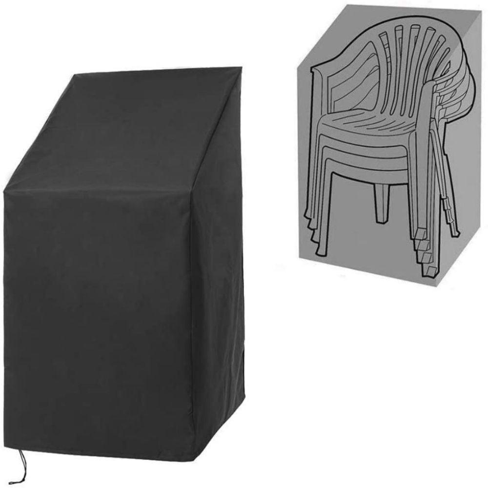 Anti-UV Snow Dust Wind-Proof Tear-Proof Anti-Fading Furniture Cover Chair Dust Cover Storage Bag Outdoor Garden Patio Furniture Protector Waterproof Dustproof Chair Seat Protection Cover