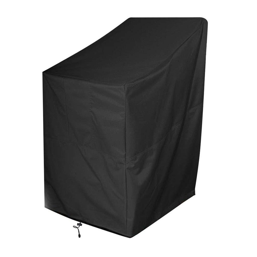 Anti-UV Snow Dust Wind-Proof Tear-Proof Anti-Fading Furniture Cover Chair Dust Cover Storage Bag Outdoor Garden Patio Furniture Protector Waterproof Dustproof Chair Seat Protection Cover