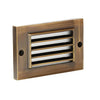 Antique Bronze LED Step Light Fixture | Brass Construction | Low Voltage - Oil Rubbed Bronze