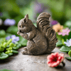 Antique Bronze Squirrel Figurine (Set of 4)