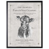 Antique Farmhouse Jersey Cow Artwork inspired by 