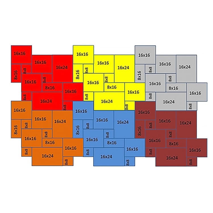 Classic Beige Light Travertine Tiles Antique Pattern Tumbled - Livfloors Collection