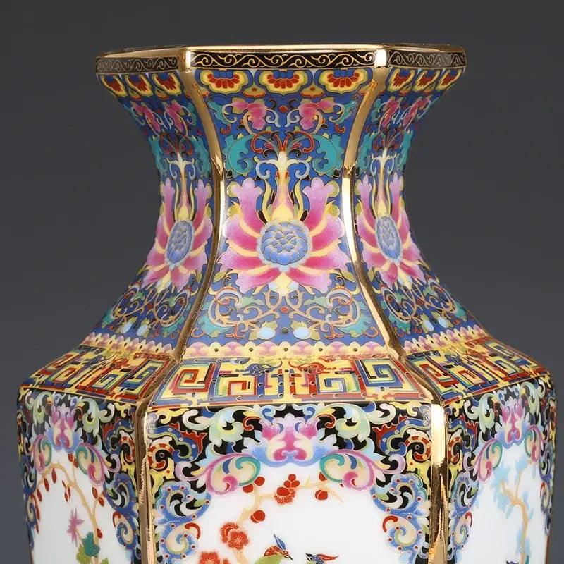 Porcelain Octagonal Vase