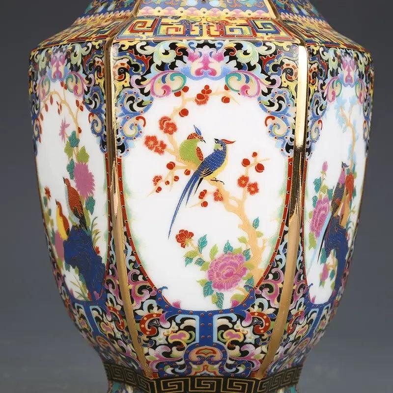 Porcelain Octagonal Vase