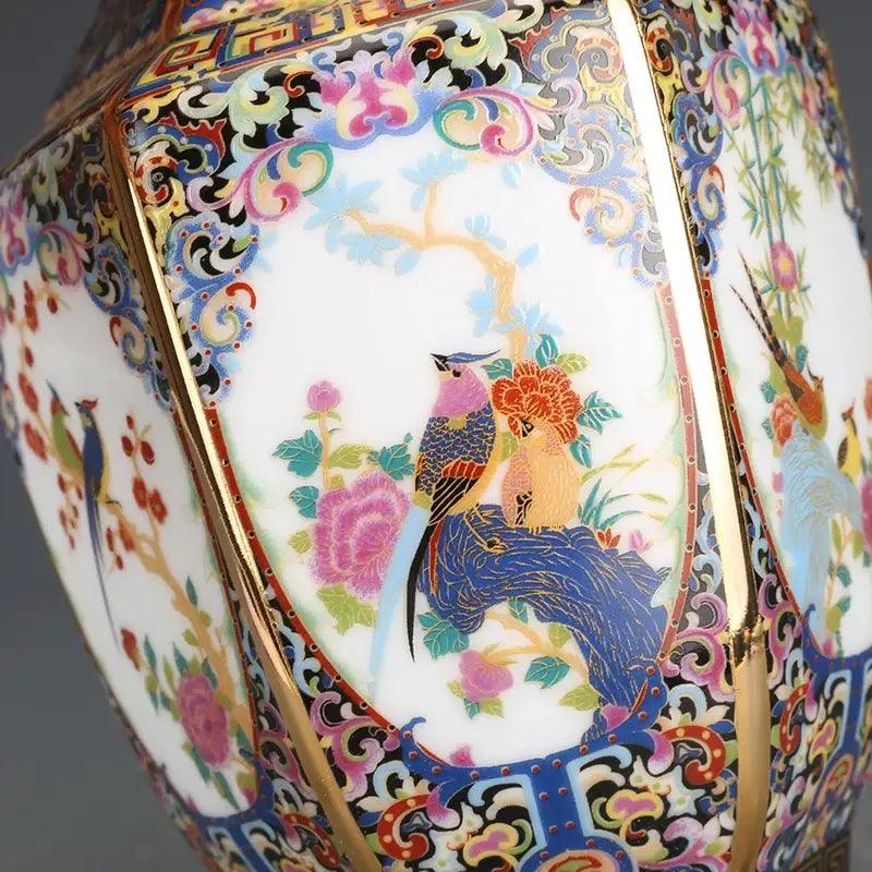 Porcelain Octagonal Vase