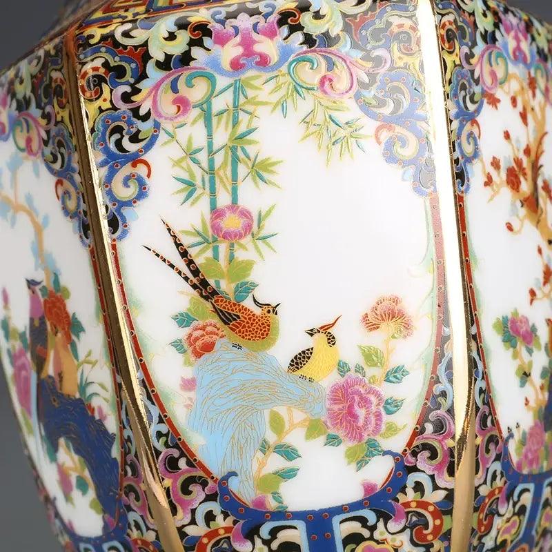 Porcelain Octagonal Vase