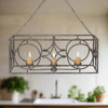 Antique-Style Iron Chandelier For Vintage Kitchens