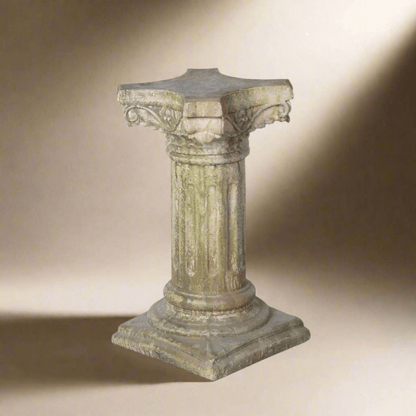 Antique European Garden Column Pedestal
